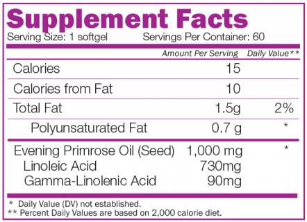 Evening Primrose - 60 Gel capsules - Nutra Best Europe