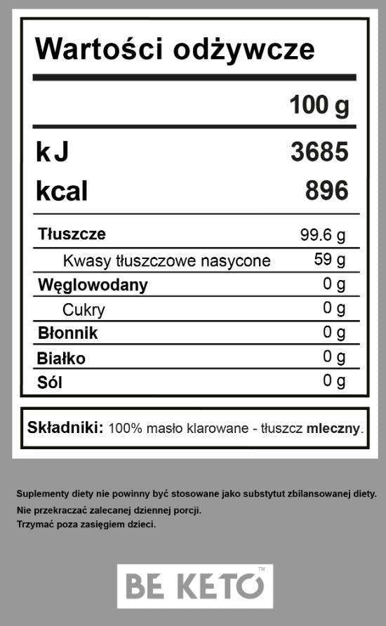 Ghee Butter - 240 grams - Nutra Best Europe