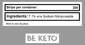 Ketone Test Strips - 200 pcs. - Nutra Best Europe
