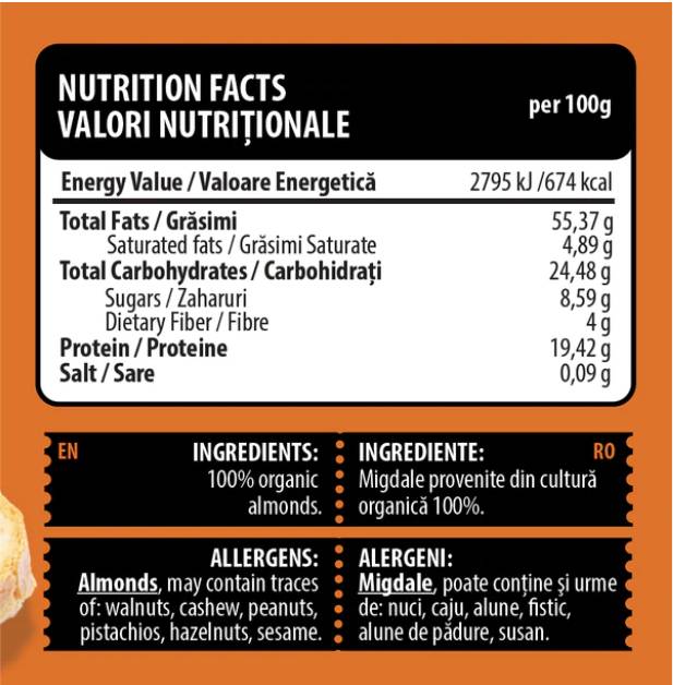 Almond Butter - 250 grams - Nutra Best Europe