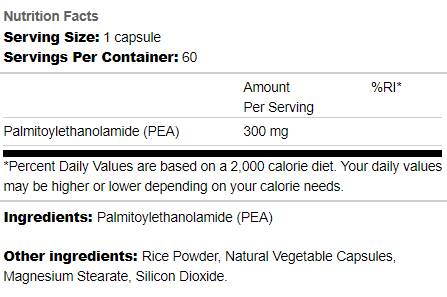 Palmitoylethanolamide 300 mg - 60 capsules - Nutra Best Europe