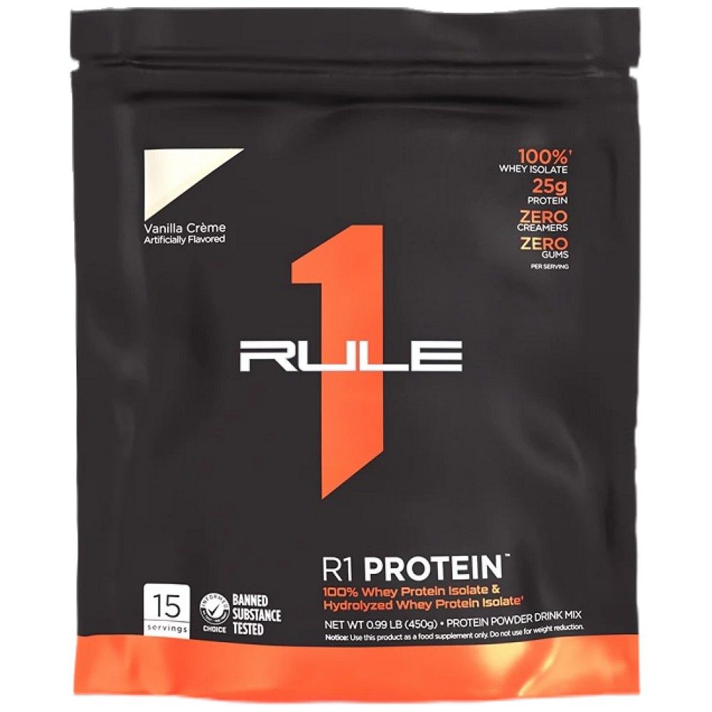 R1 Protein | 100% Whey Isolate & Whey Hydrolysate - 450 grams - Nutra Best Europe