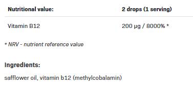 Vitamin B12 Methyl Drops - 30 ml - Nutra Best Europe