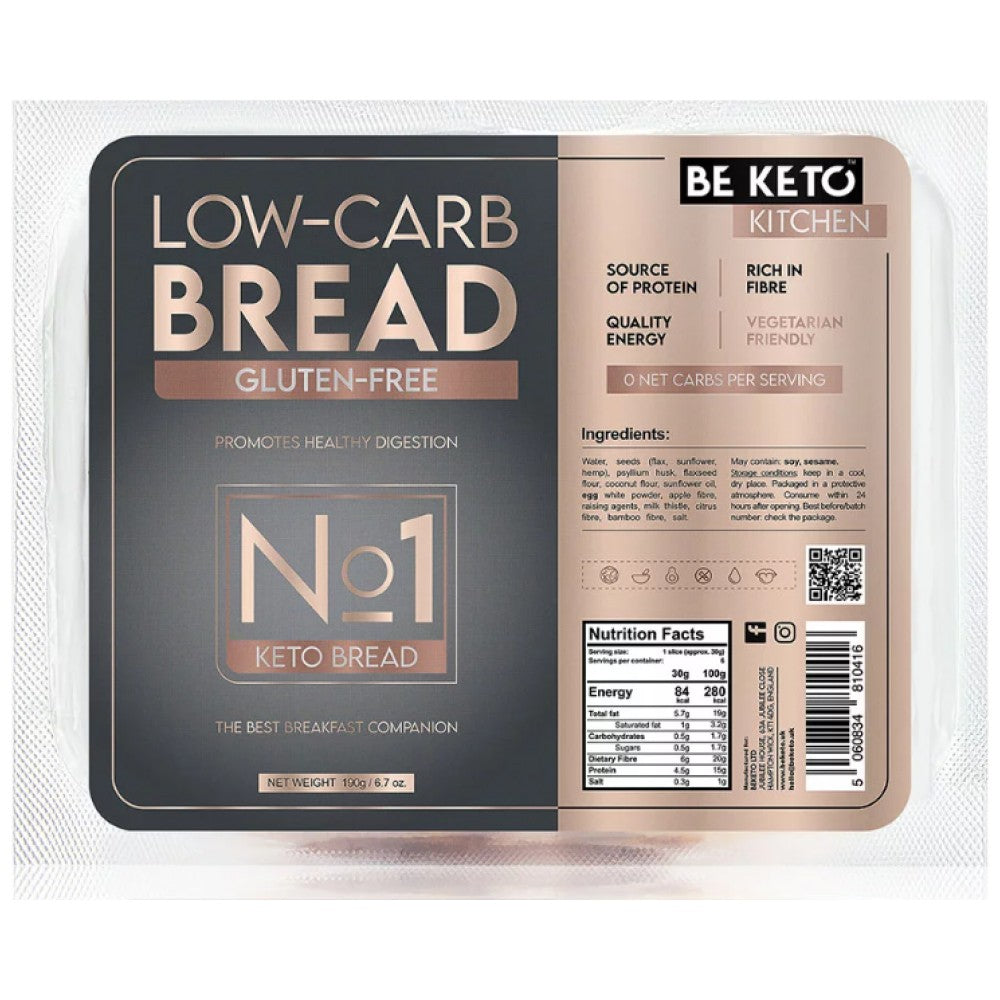 No. 1 KETO Bread | Gluten Free - 190 grams - Nutra Best Europe