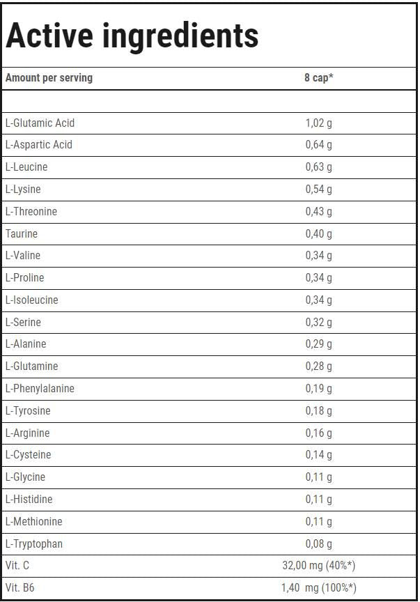 Amino Max 6800 - 160 capsules - Nutra Best Europe