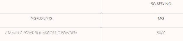 Vitamin C Powder 300 grams - Nutra Best Europe