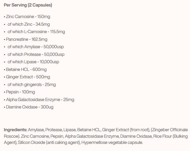 Digestive Stack 120 capsules - Nutra Best Europe