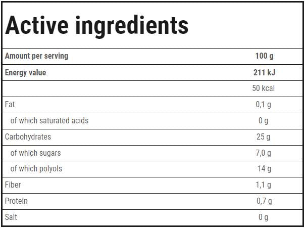 Fruits in Jelly | Peach 600 grams - Nutra Best Europe