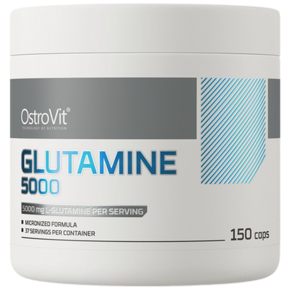 Glutamine 5000 - 300 capsules - Nutra Best Europe