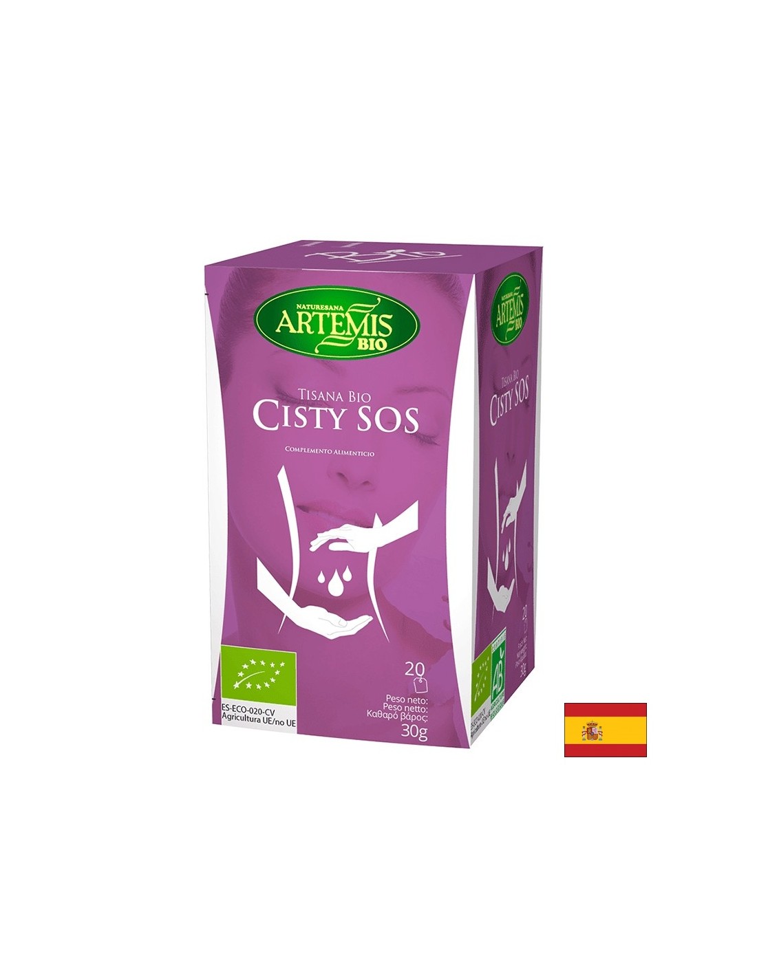 Cystitis SOS organic tea, 20 filter bags - Nutra Best Europe