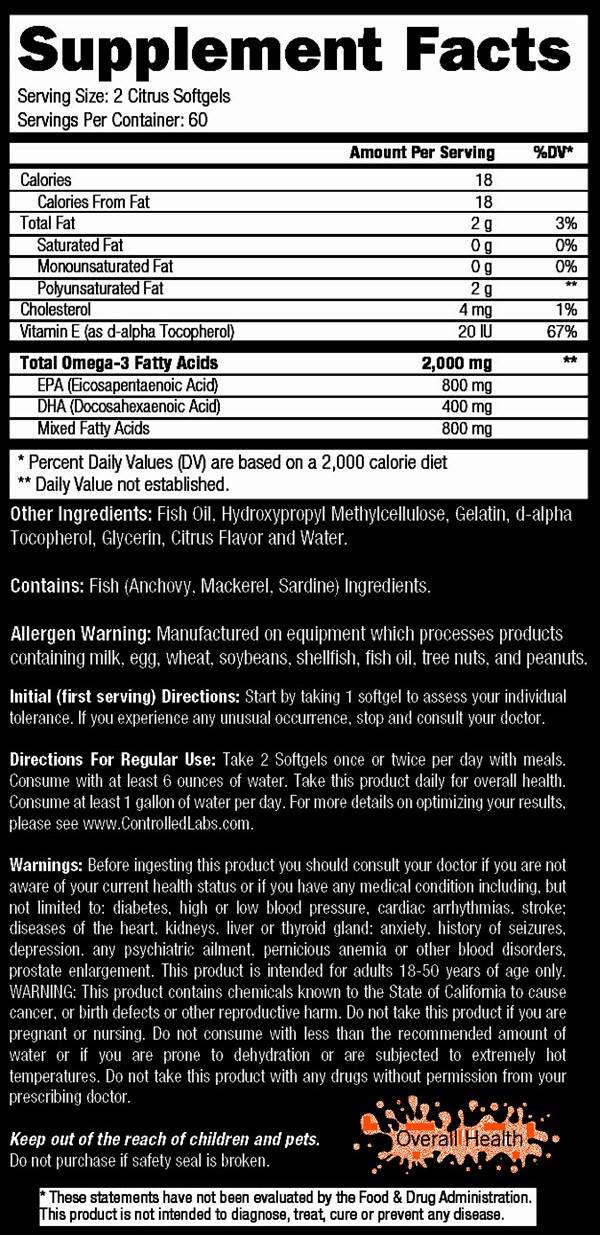 Orange OxiMega - 120 Gel Capsules - Nutra Best Europe