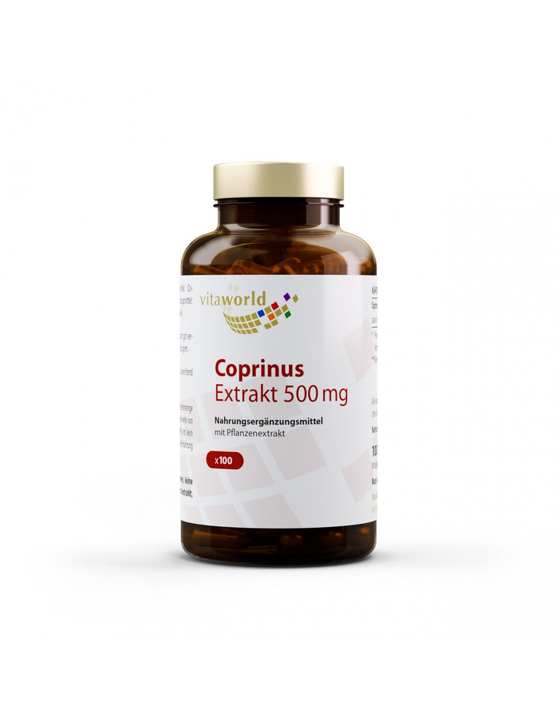 Coprinus extrakt / Coprinus 500 mg, 100 capsules - Nutra Best Europe