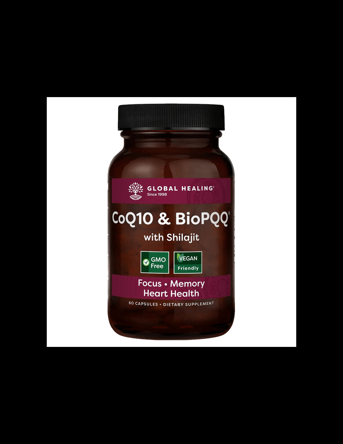 Antioxidant for heart and neurological health - Coenzyme Q10 + Bio Pyrroloquinoline quinone & Shilajit, 60 capsules - Nutra Best Europe