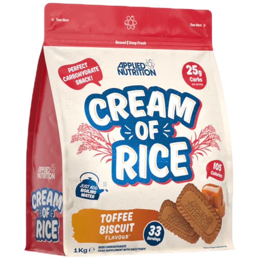 Cream of Rice | Easy Digesting & Great Tasting Complex Carbohydrates - 1000 grams - Nutra Best Europe
