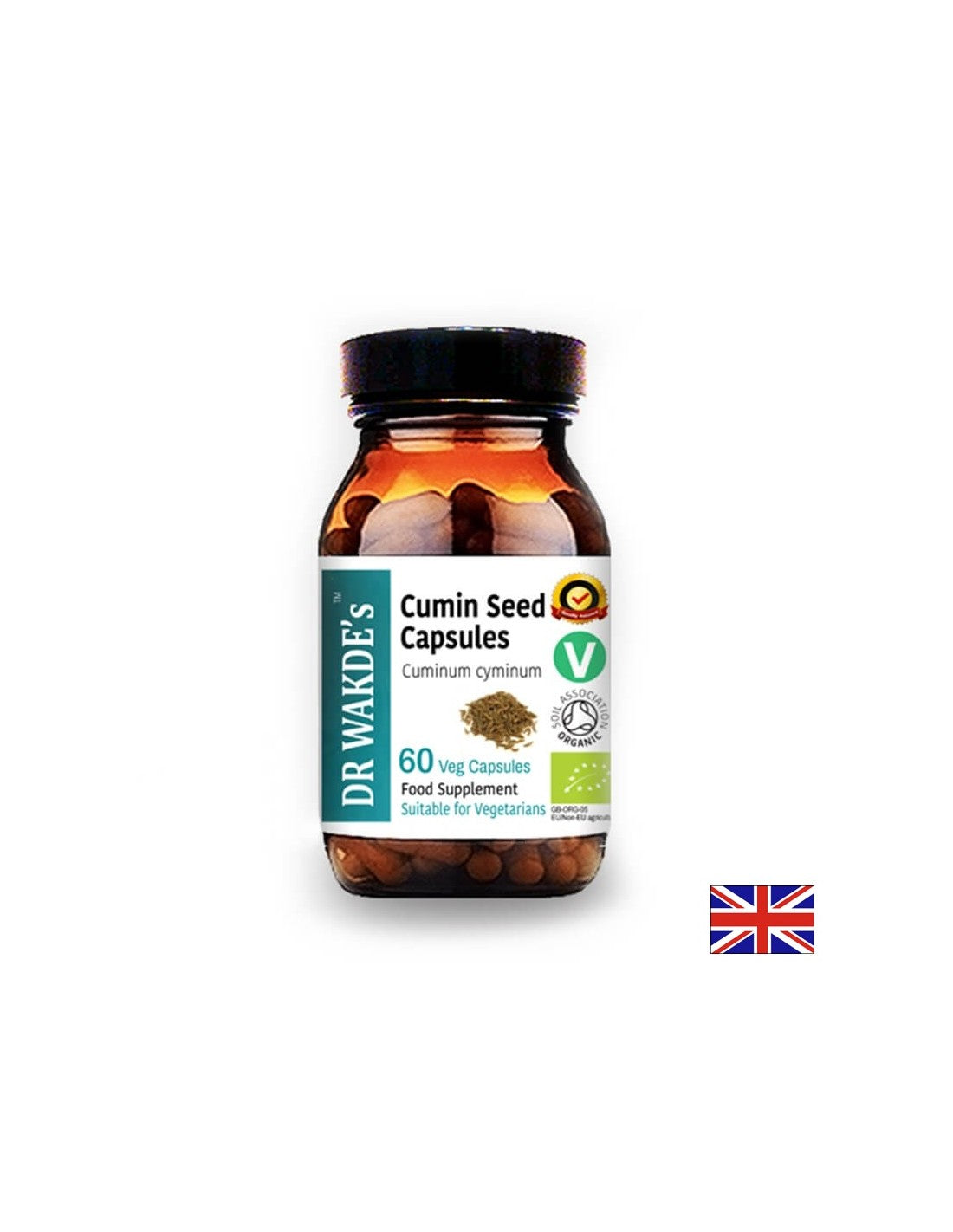 Cumin seeds for indigestion, high cholesterol and diabetes, 60 capsules - Nutra Best Europe