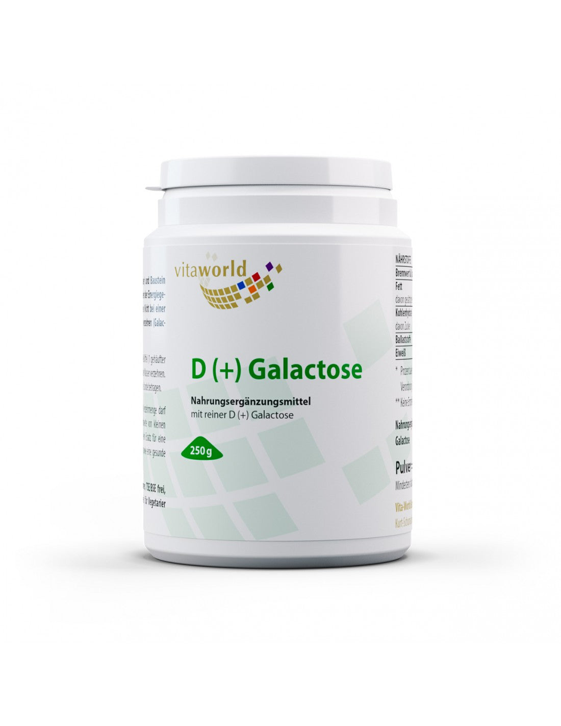 D(+) Galactose - D(+) Galactose, 250 g powder - Nutra Best Europe