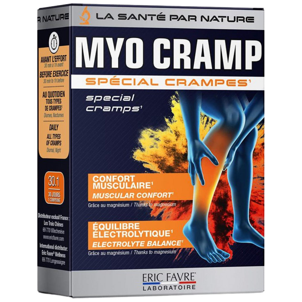 Myo Cramp | Special Cramp Formula - 30 Tablets - Nutra Best Europe