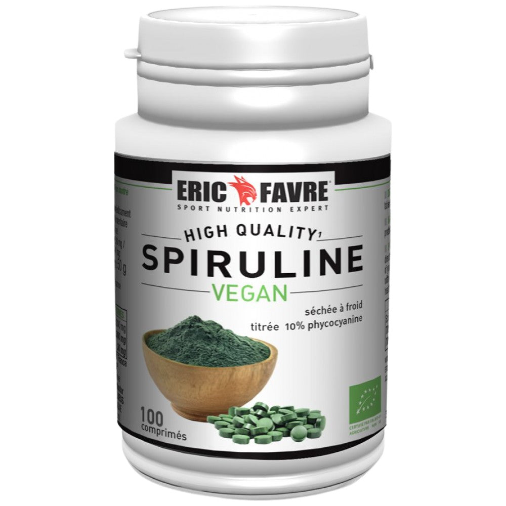 Spirulina | Vegan Bio 500 mg - 100 Tablets - Nutra Best Europe