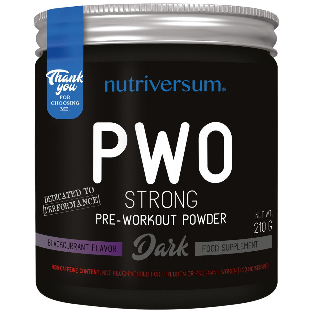 PWO Strong | Pre-Workout - 210 grams - Nutra Best Europe