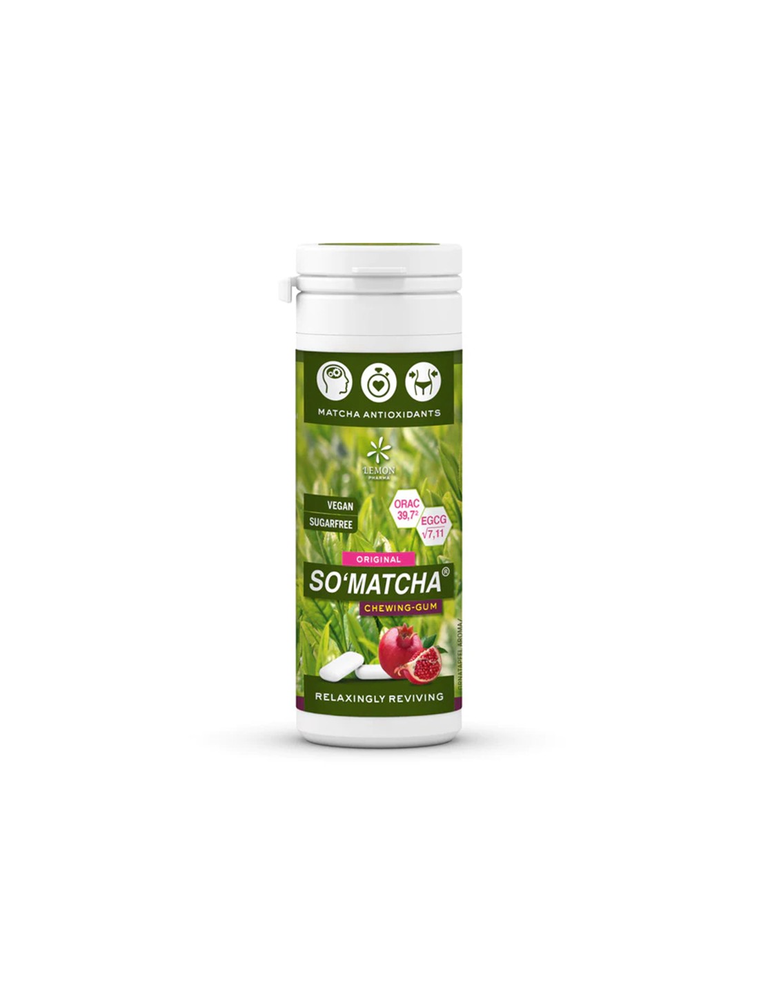 Chewing gum with Matcha - So Matcha®, 30 g - Nutra Best Europe