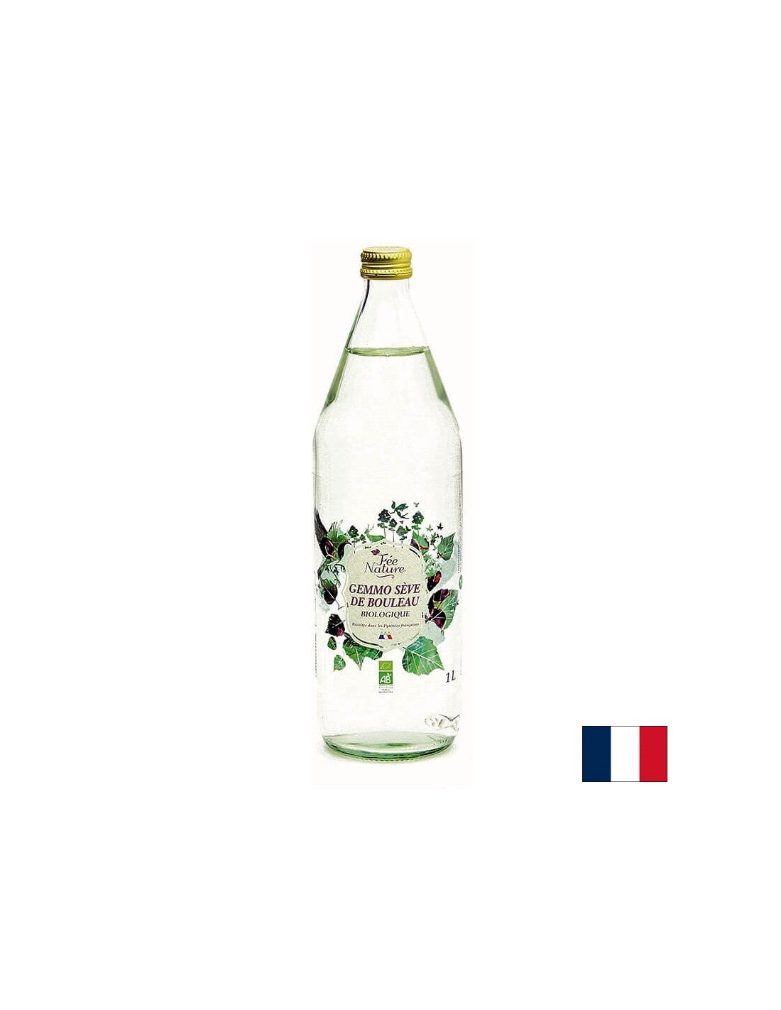 Organic Pyrenean birch juice & blackcurrant juice - Detoxification, immunity and heart health, 1 liter - Nutra Best Europe