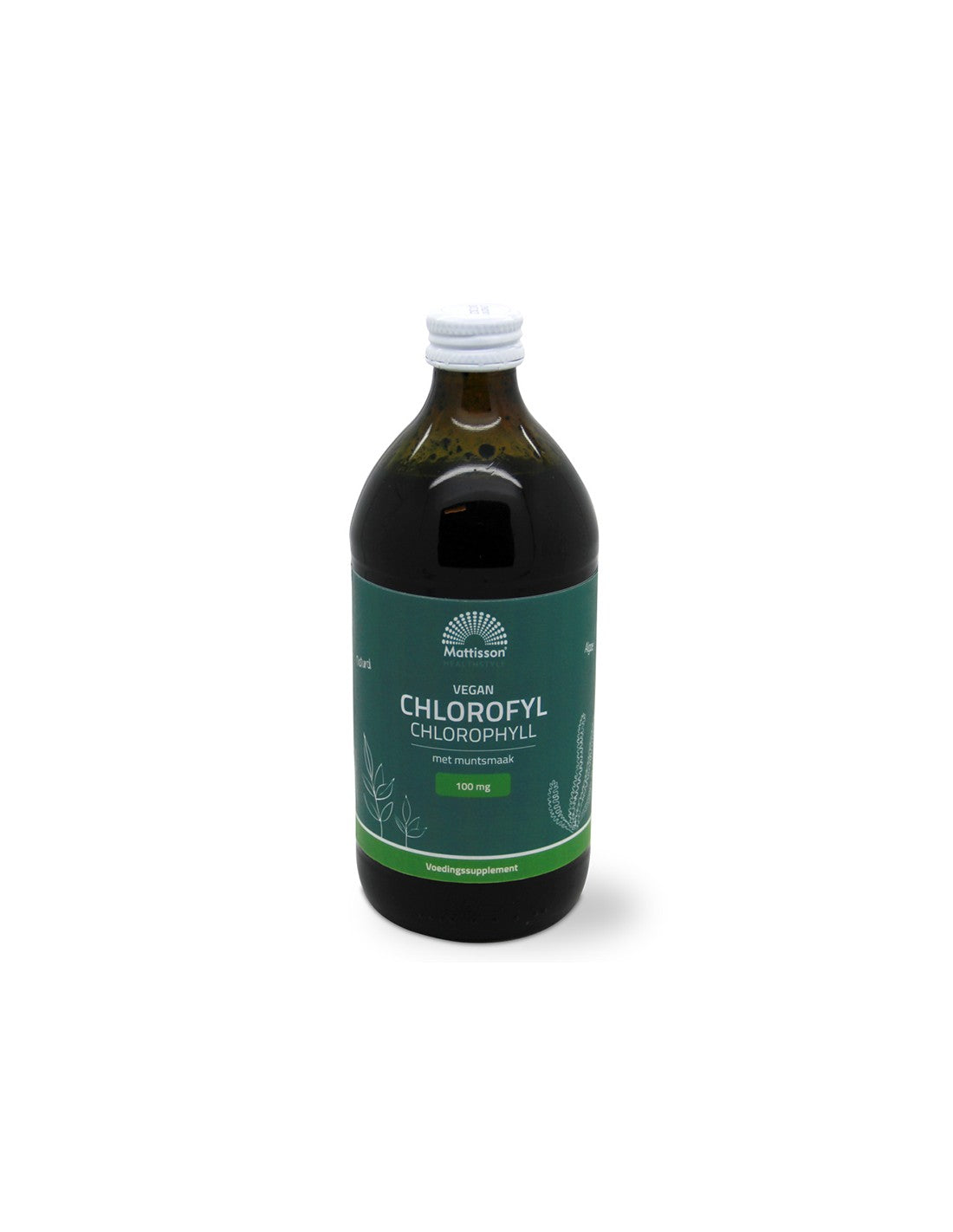 Detoxification - Chlorophyll, 100 mg x 500 ml, mint flavored - Nutra Best Europe