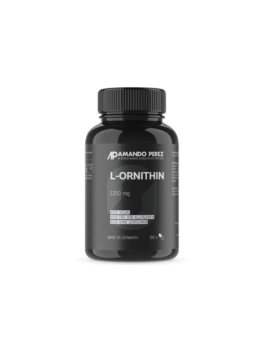 Detoxification - L-Ornithine (L-Ornithine) Amando Perez, 100 capsules - Nutra Best Europe
