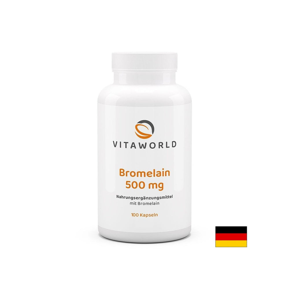 Good digestion - Bromelain (from pineapple), 500 mg x 100 capsules - Nutra Best Europe