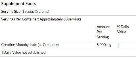 BEST Creapure® Creatine - 300 grams - Nutra Best Europe