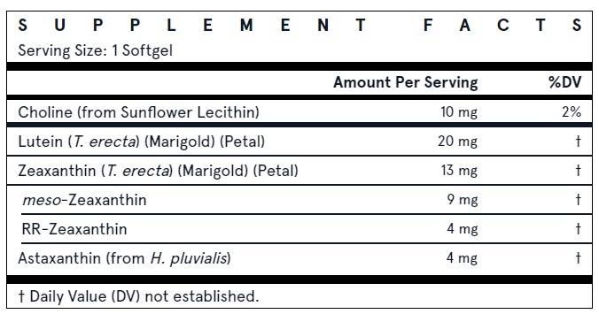 Macula Protective Factors - 60 Gel capsules - Nutra Best Europe
