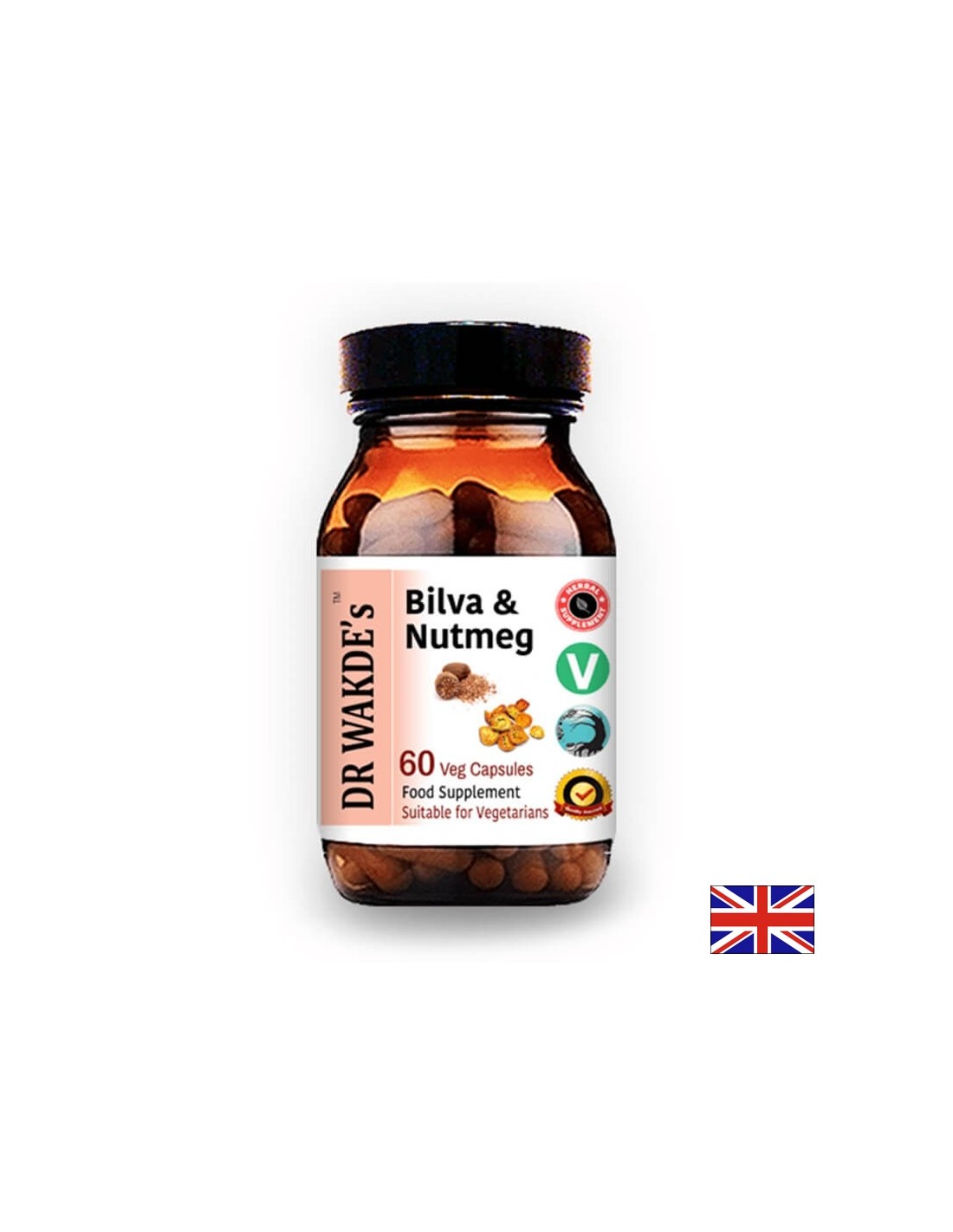 Bilva and Nutmeg (Bilva & Nutmeg) - cleans the intestines, supports the heart, regulates the blood, 60 capsules - Nutra Best Europe