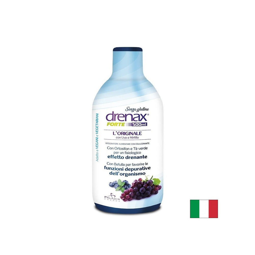 Diuretic formula with grape seed and blueberry - Drenax - Drenax® Forte, 500 ml, 16 doses - Nutra Best Europe