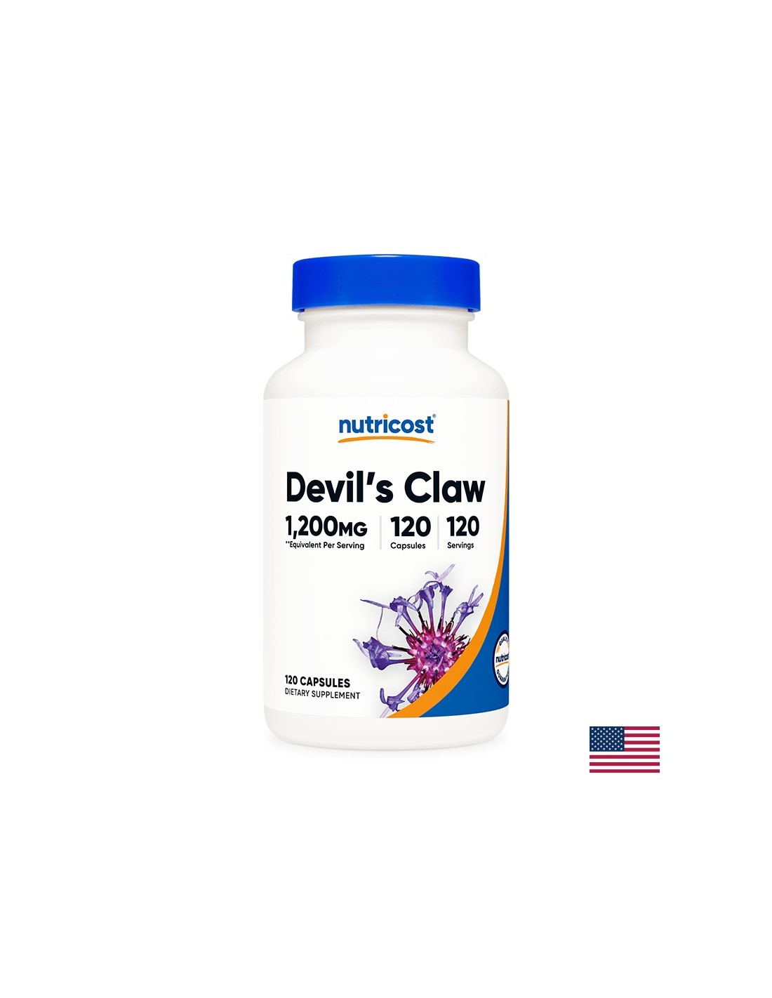 Joints and Immunity - Devil's Claw, 300 mg, 120 Capsules Nutricost - Nutra Best Europe