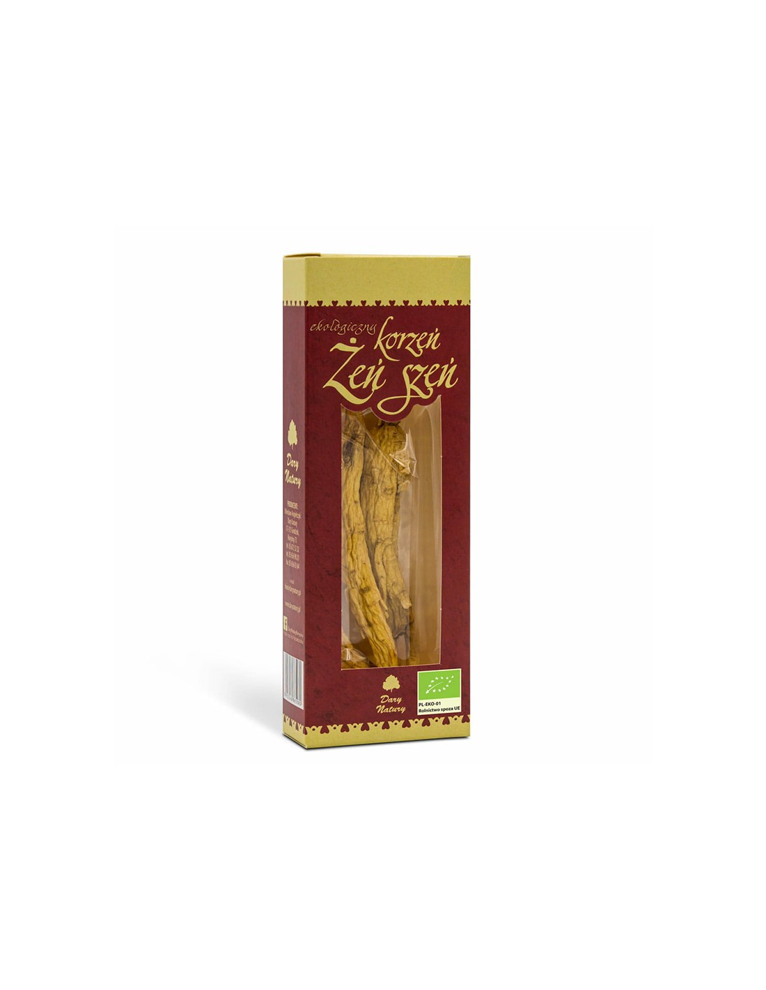 Energy and immunity - Ginseng (root) BIO, 20 g Dary Natury - Nutra Best Europe