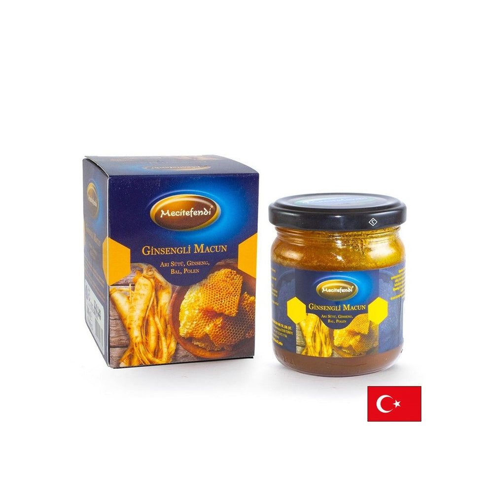 Paste with royal jelly, honey, bee pollen and ginseng - Immunity and energy, 200 g - Nutra Best Europe