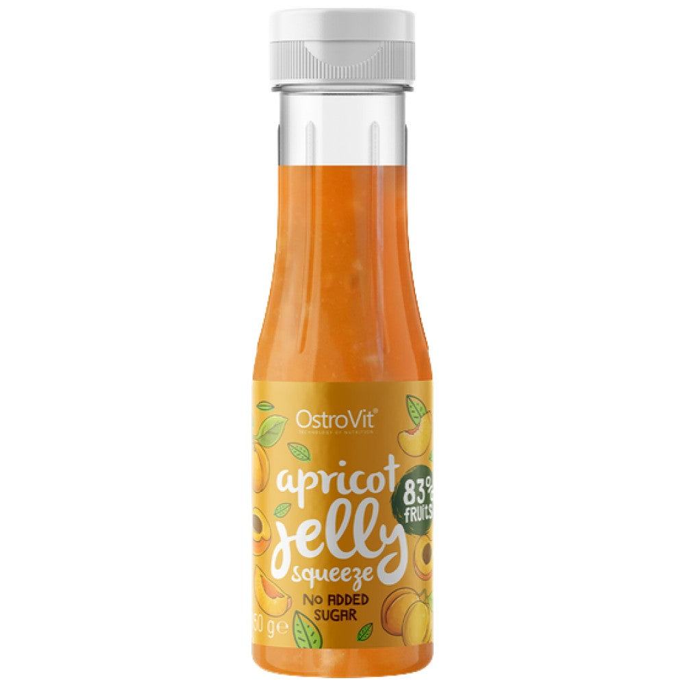 Apricot 83% Jelly Squeeze | No Added Sugar 350 ml - Nutra Best Europe
