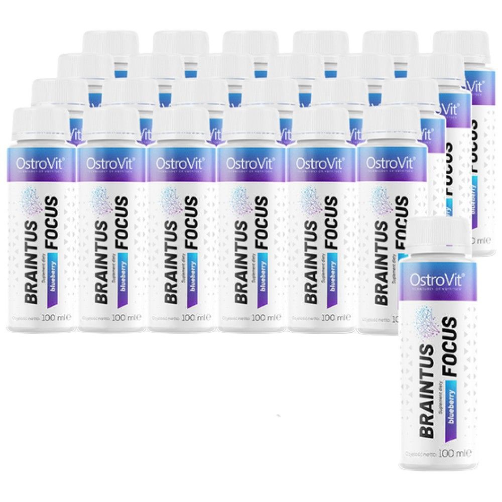 Braintus Focus Shot | Energy & Brain Support - 20 x 100 мл - Nutra Best Europe