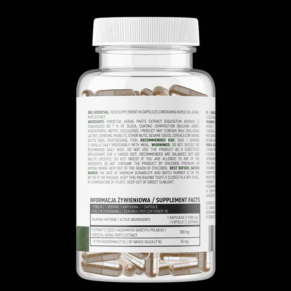 Horsetail 500 mg / Vege 90 capsules - Nutra Best Europe