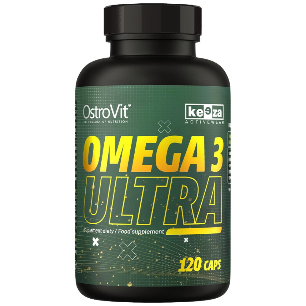 KEEZA Omega 3 Ultra 120 Gel Capsules - Nutra Best Europe