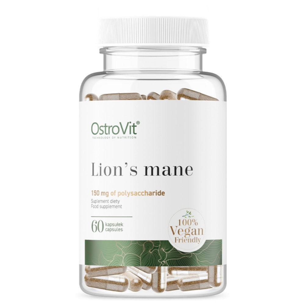 Lion's Mane 500 mg / Vege 60 capsules - Nutra Best Europe