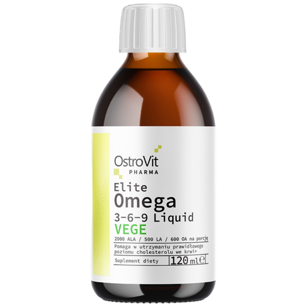 Elite Omega 3-6-9 Liquid | Vege 120 ml - Nutra Best Europe