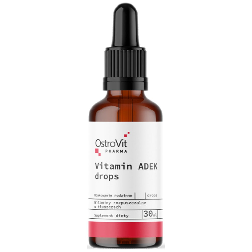 ADEK Drops / Vitamin A + D + E + K 30 ml - Nutra Best Europe