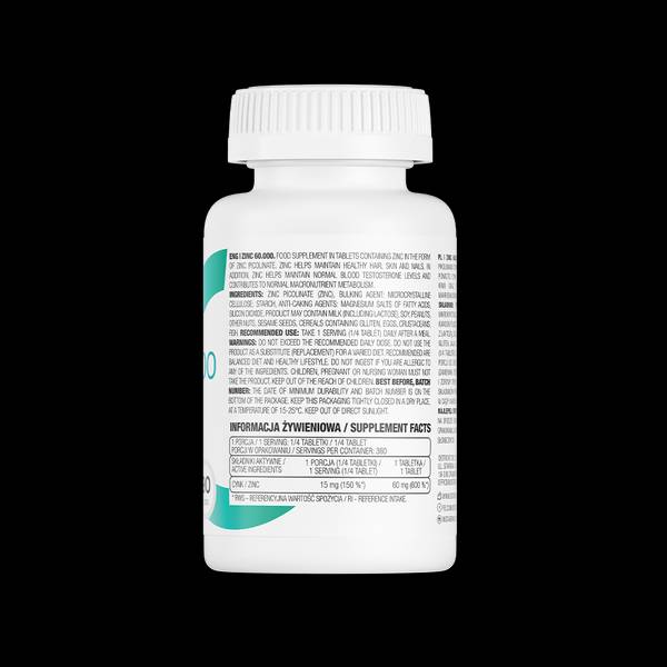 Zinc 60,000 | Zinc Picolinate 60 mg 90 Tablets - Nutra Best Europe