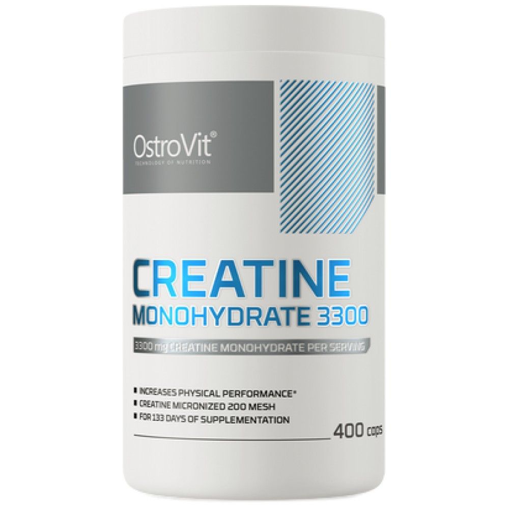 Creatine Monohydrate 3300 - 120 capsules - Nutra Best Europe