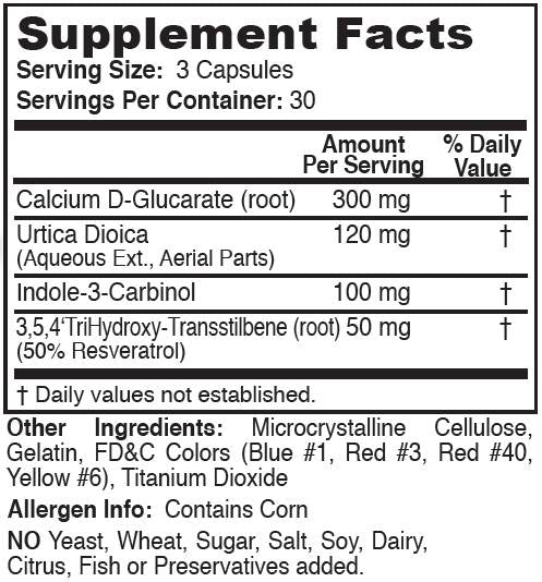 Estrodex / PCT Support - 90 capsules - Nutra Best Europe