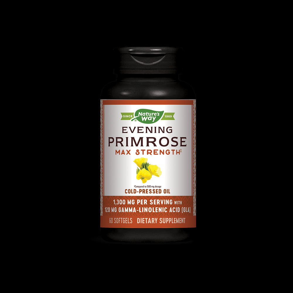 Evening Primrose Oil 1300 mg - 60 Gel capsules - Nutra Best Europe