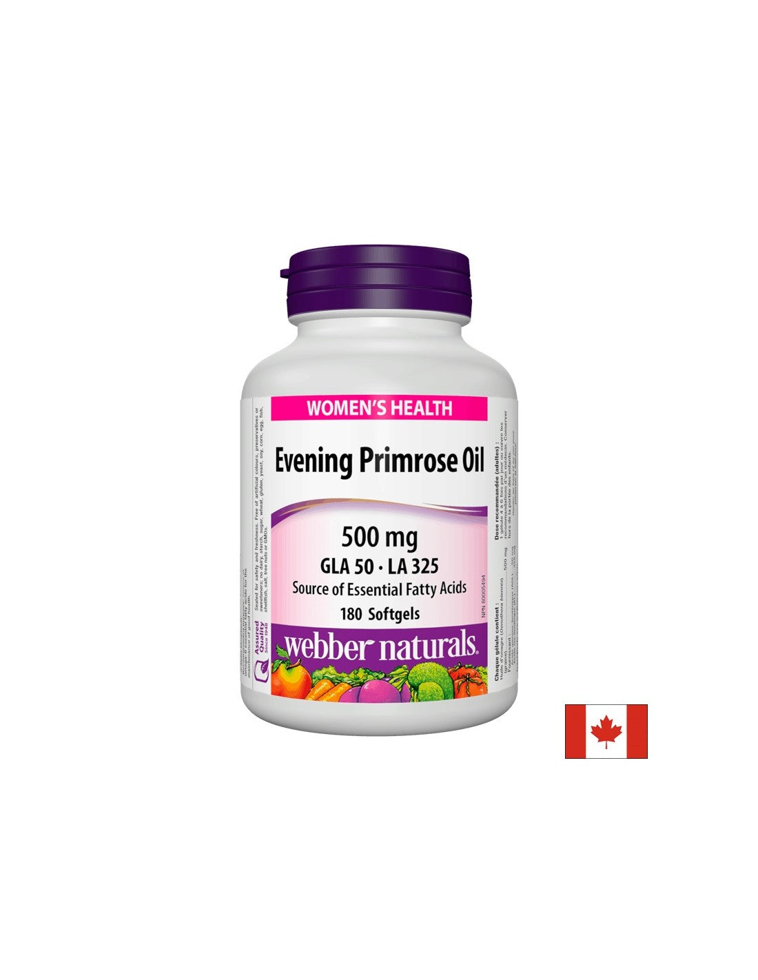 Evening primrose oil Ultra Prim, 500 mg x 180 softgel capsules - Nutra Best Europe