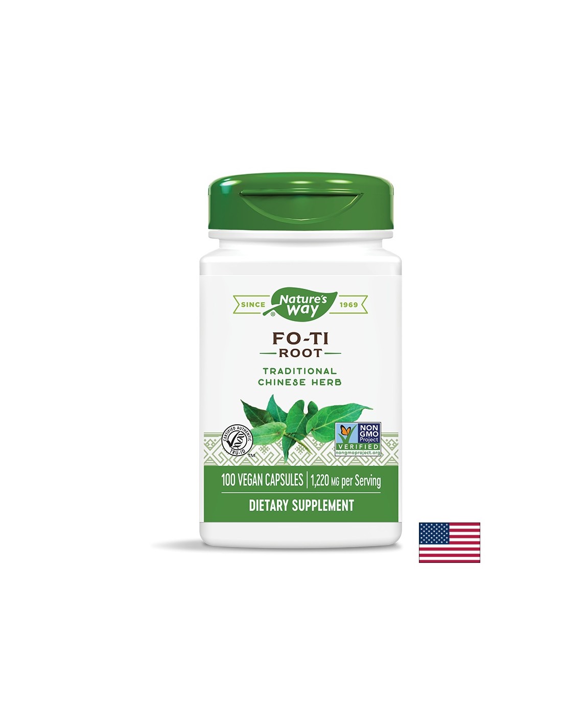 Fo-Ti (Root) 610 mg - 100 capsules - Nutra Best Europe
