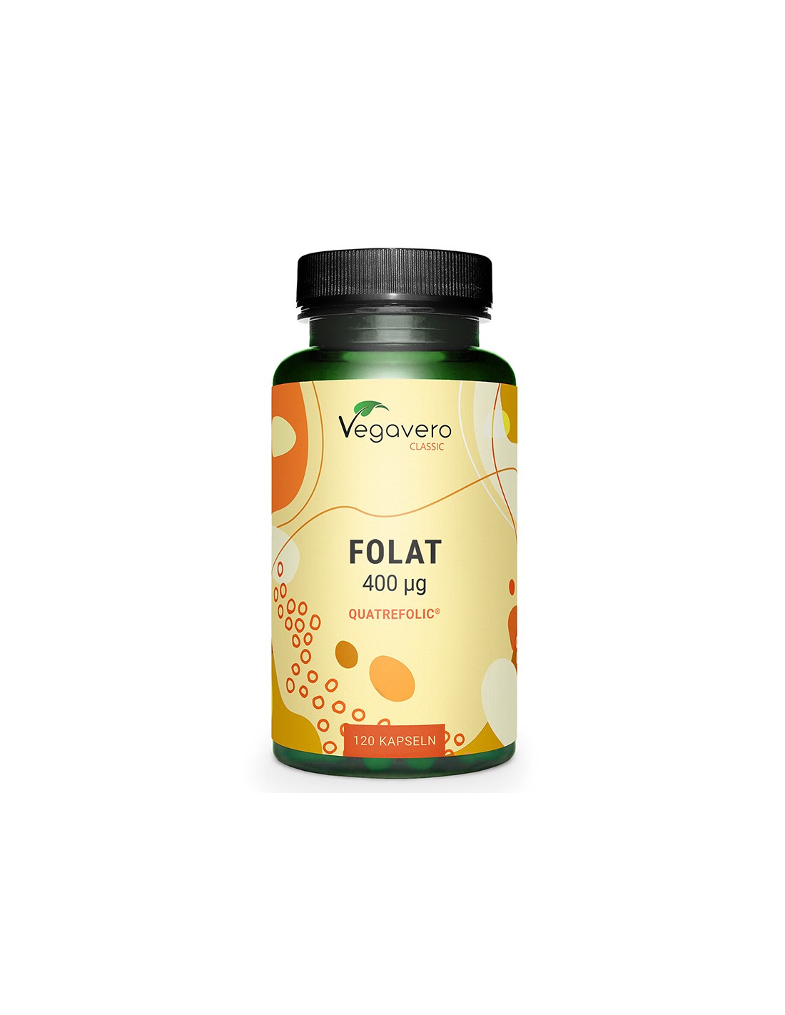 Folic acid Quatrefolic (methyl folate), 120 capsules - Nutra Best Europe