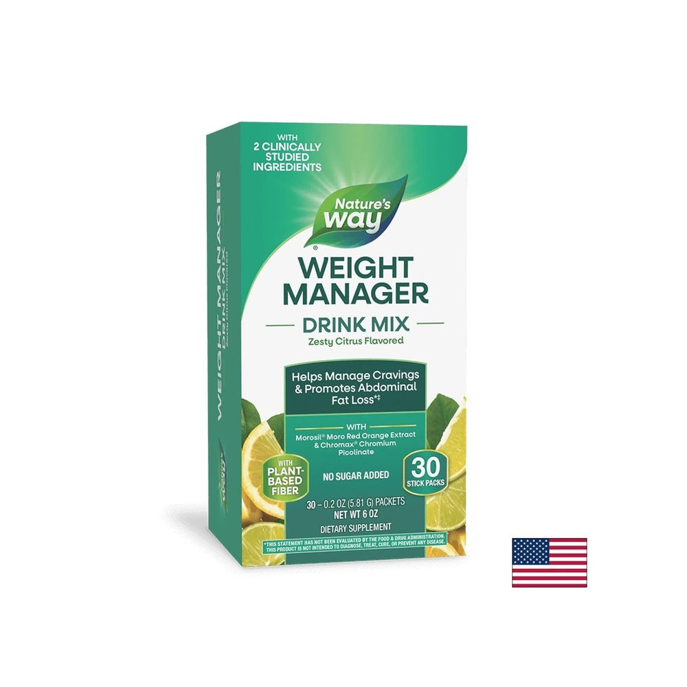 Appetite, weight and belly fat control formula - Weight Manager - 30 sachets, citrus flavored - Nutra Best Europe